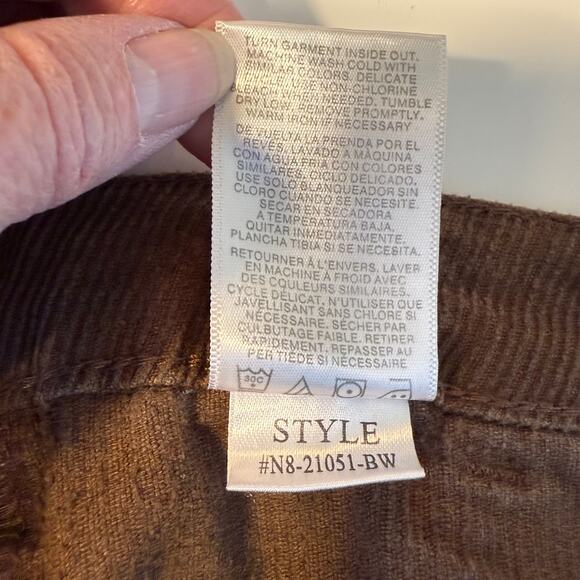 Simple Society Brown Corduroy Cargo Pockets Pants Juniors 9/29 - Picture 5 of 9